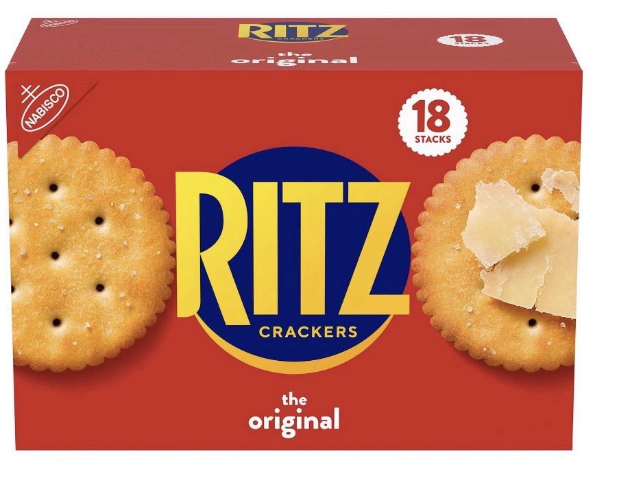 Ritz Original Crackers 18 Stacks Cracker & Crispbread Wheat Soy Bioengineered