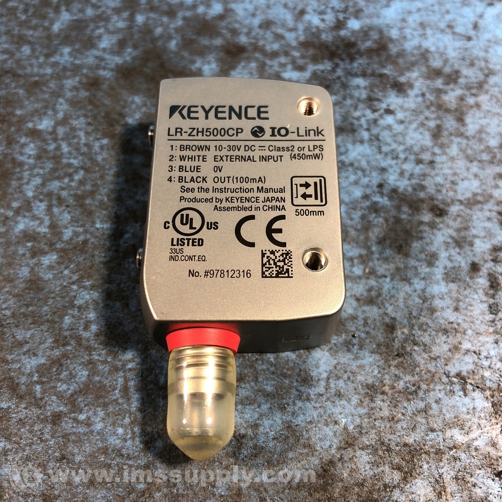 Keyence LR-ZH500CP IO-Link Rectangular Photoelectric Sensor FNOB