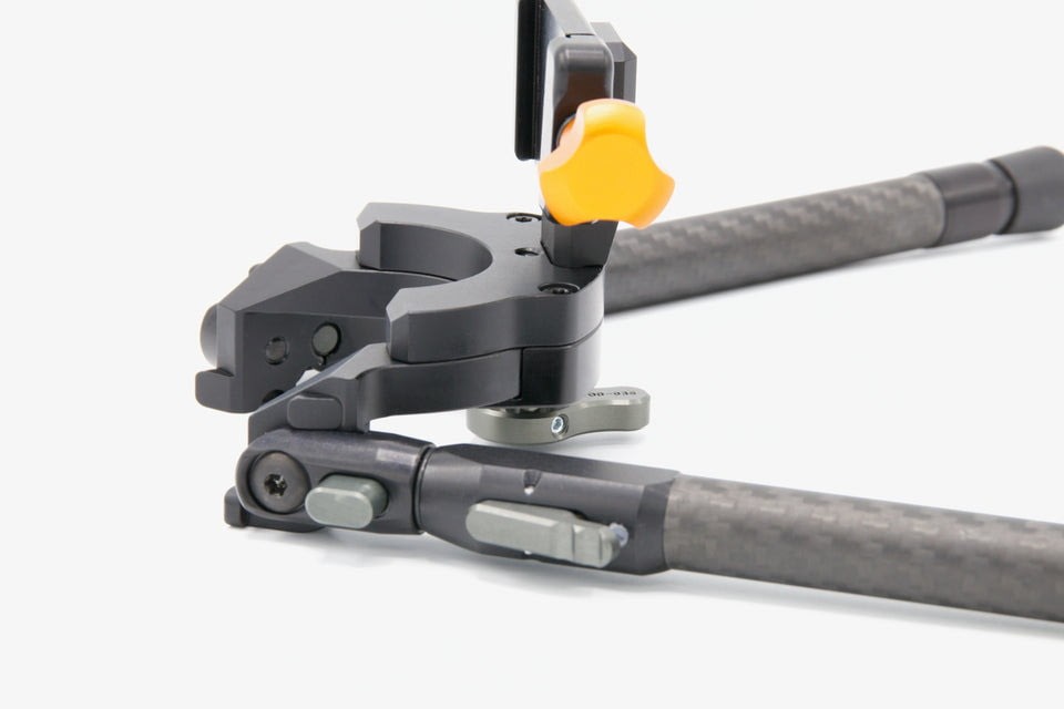 Tier One Carbon Arca Evolution Bipod, Black, Short/7in, T1BECA180