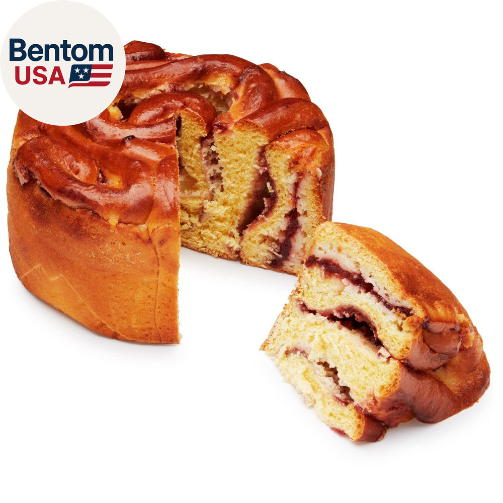 Cherry Cheese Babka, 20Oz European Coffee Cake, 2 Pack