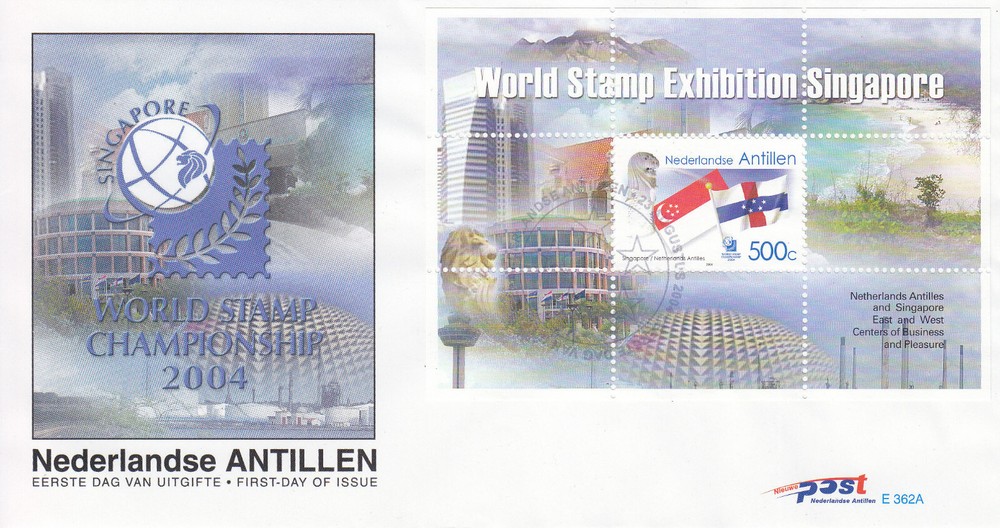 Netherlands - Dutch Antilles FDC Issue 2004 (362a) Flag