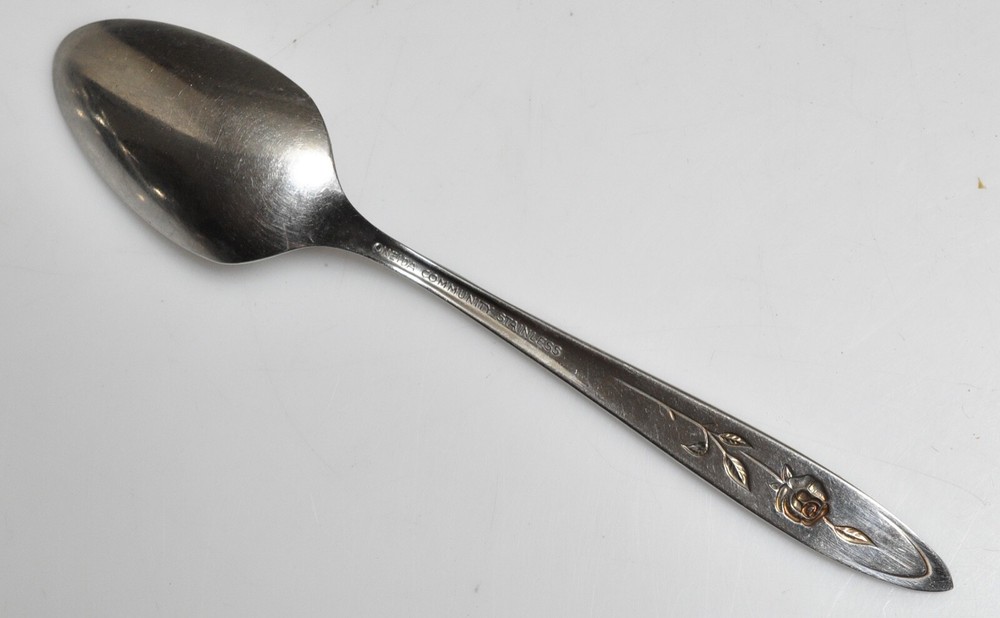 Oneida Community Stainless MY ROSE Flatware- Dinner Spoon