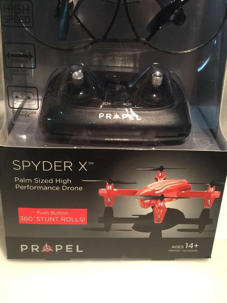 New Propel Spyder-X High Performance Stunt Drone - Titanium