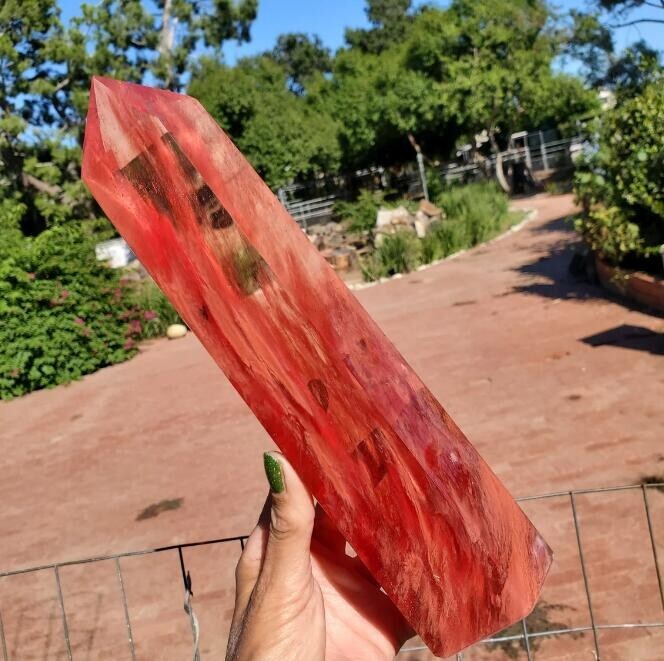 AAA+ Melting fringe perspective crystal tower