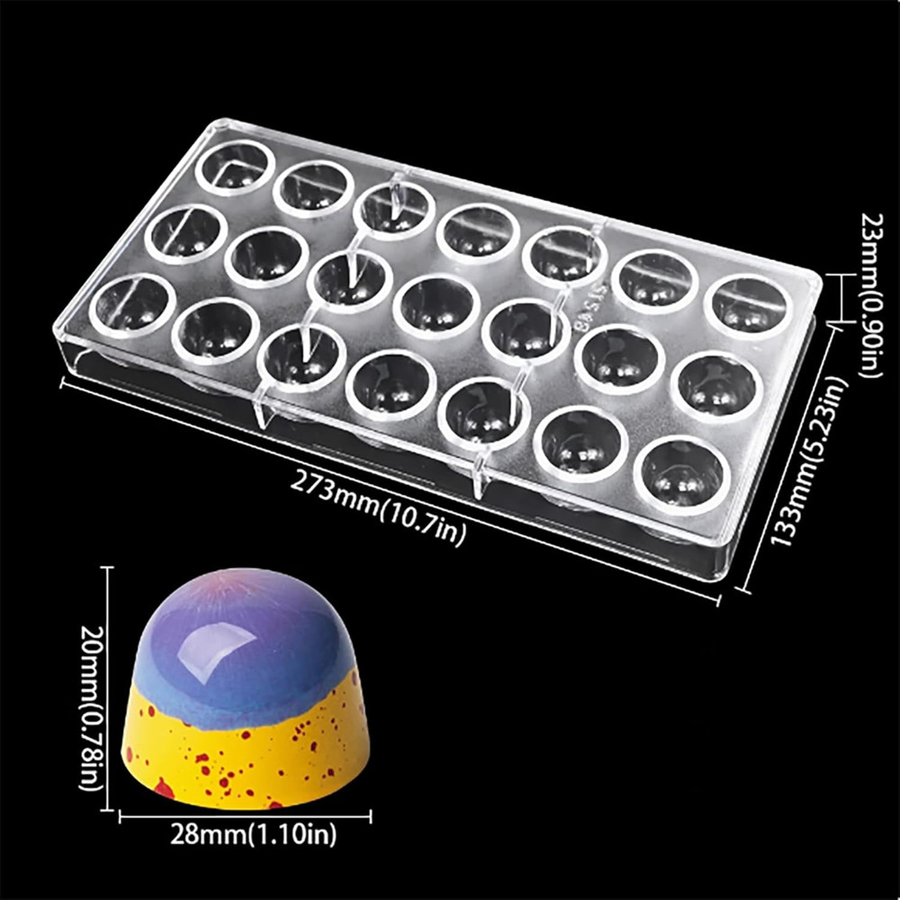 Professional Polycarbonate Chocolate Bar Mold - Large Size (19322)