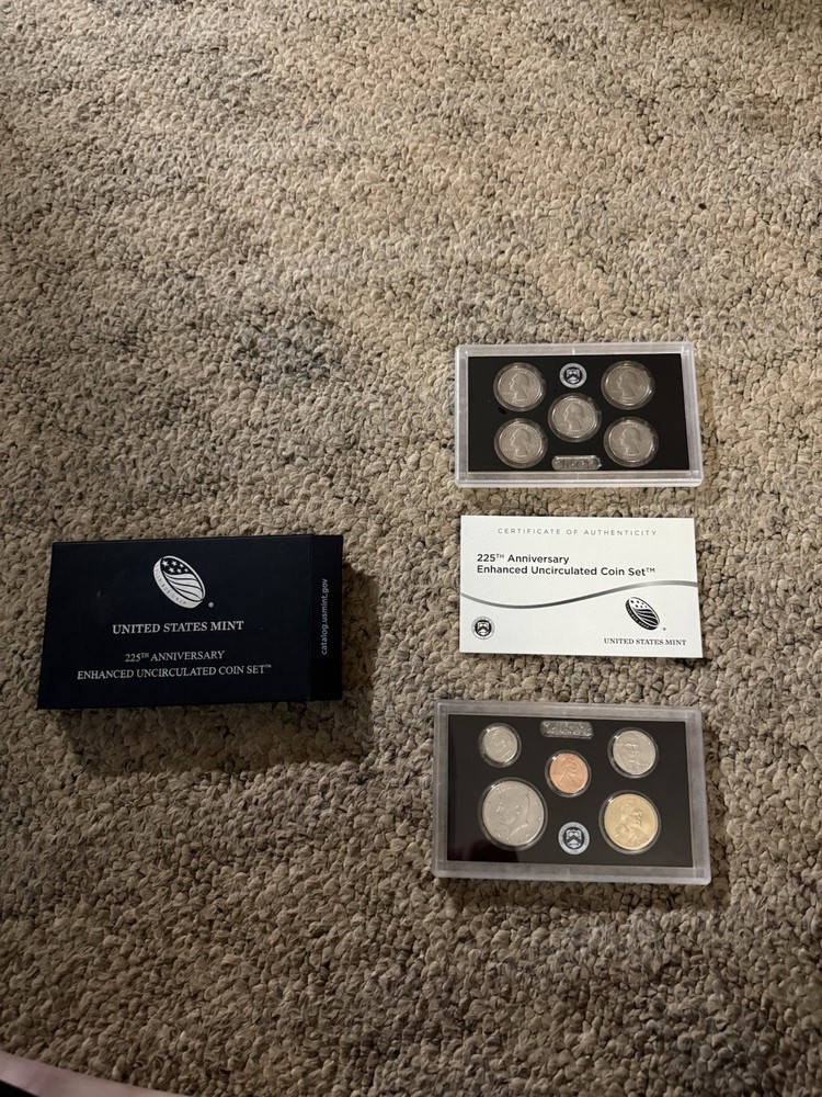 225th Anniversary Enhanced Uncirculated Coin Set