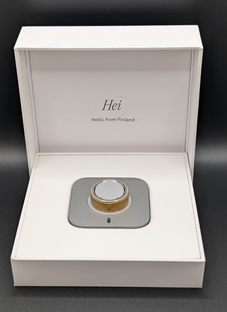 Oura Ring Gen 4 - Gold- Size 7 (Moderate Scratching):~,