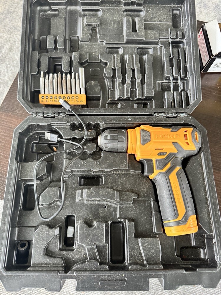 Deko Drill And Driver With Other Tools