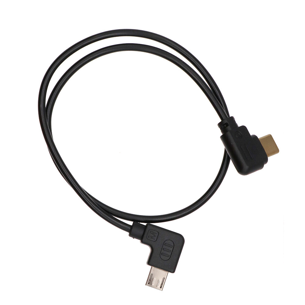 For Zhiyun Camera  Control Cable Double Elbows Type C Micro to Type C for EOS R