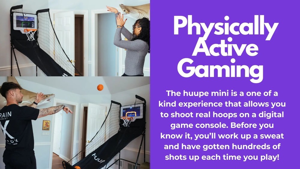 Huupe Arcade Deluxe AI Basketball Shot Tracking Smart TV Auto Return +$100 Code