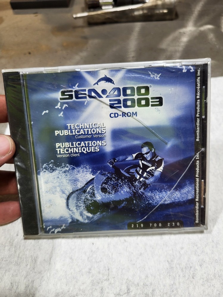 Seadoo 2003 Technical Publication Cd Rom