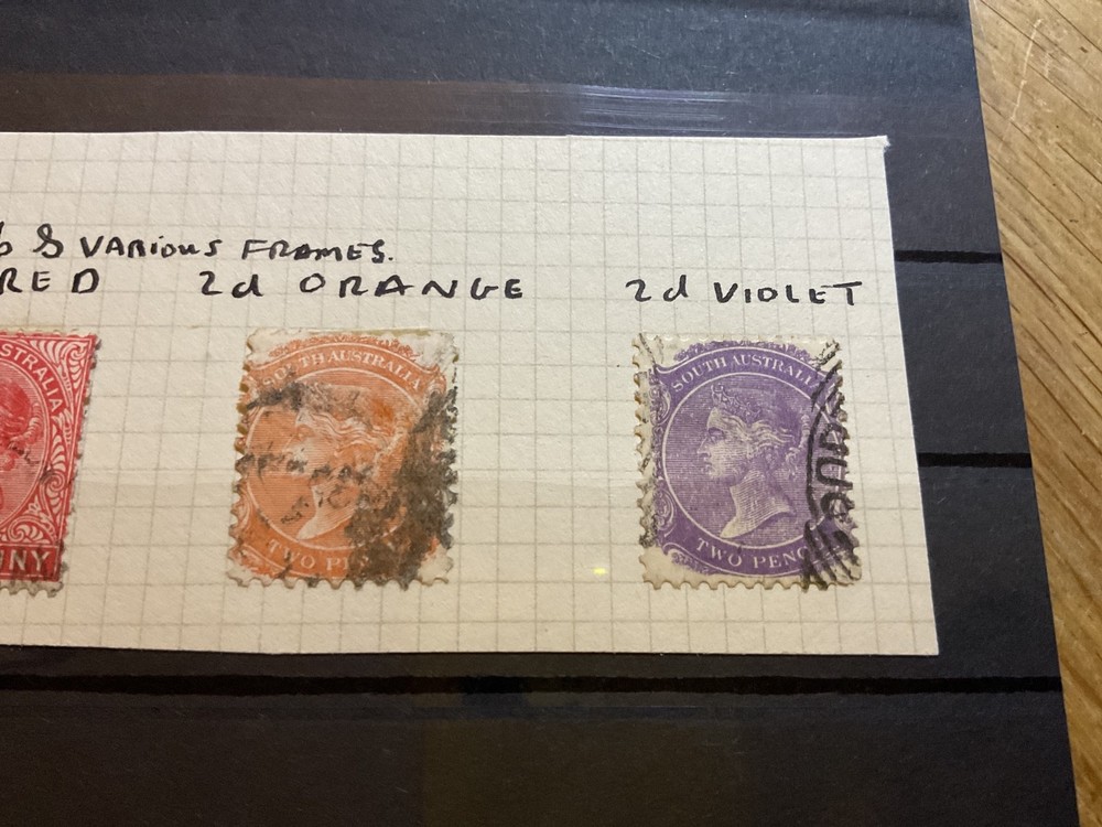 Australia early used stamps B2738