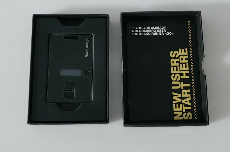 Bloomberg B - UNIT Personal Finger Print Scanner Unit w/ Box Guide