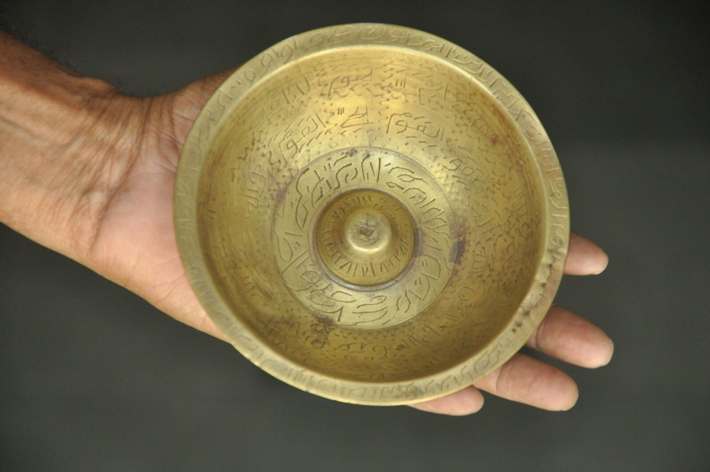 5 Pc Vintage Brass Solid Fine Quality Handcrafted Round Bowls