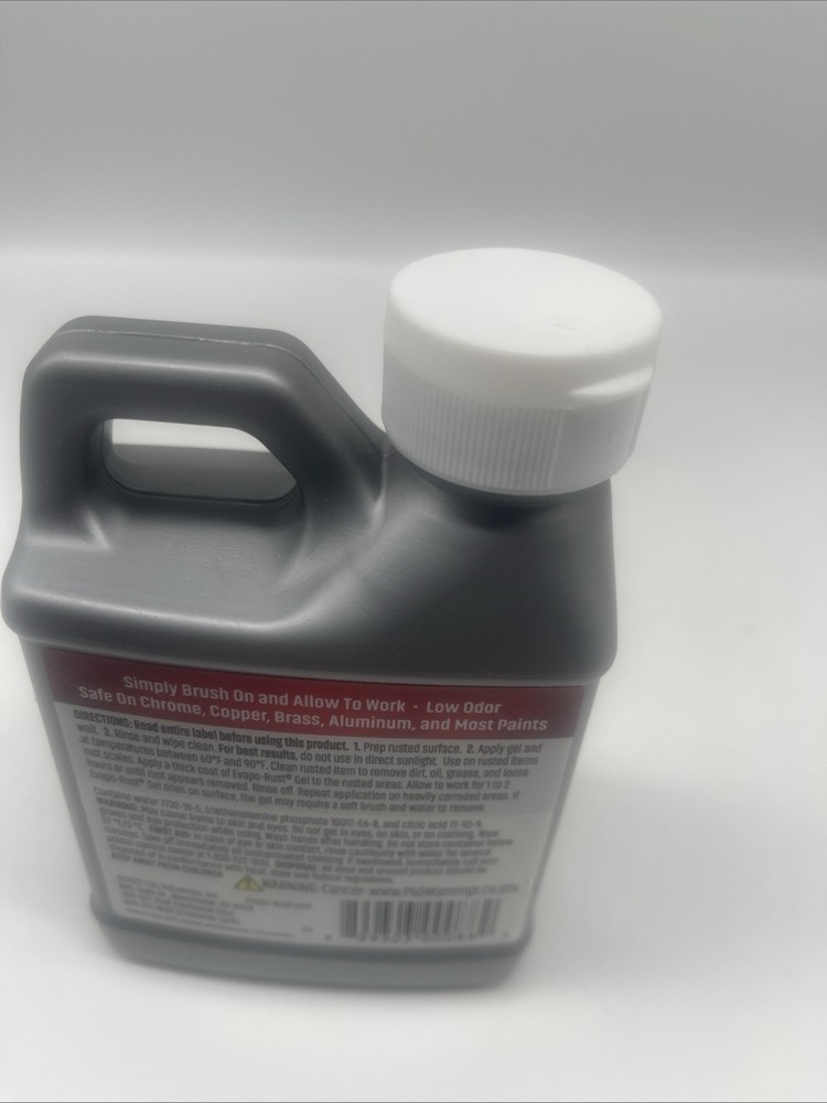 Crc Evapo-rust Gel Rust Remover, 8 Fl Oz, Rust Remover for Vertical Surfaces, El
