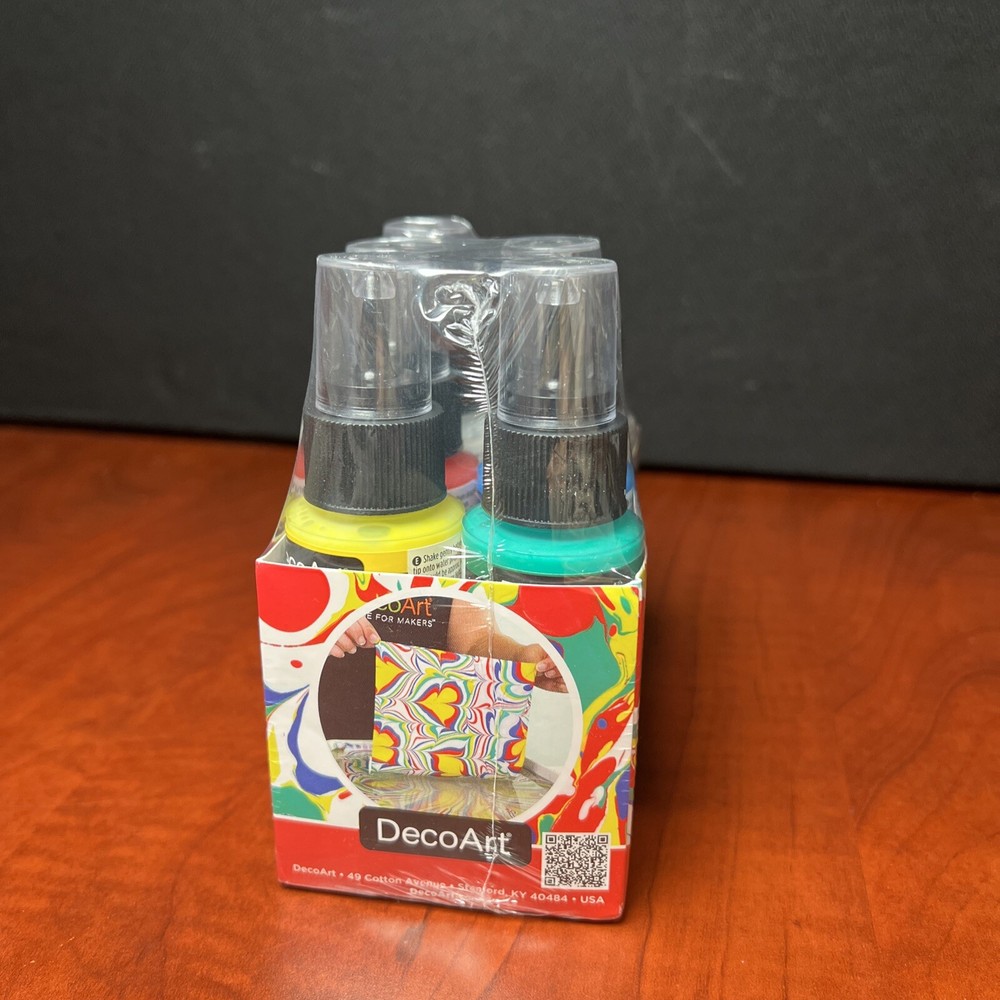 DecoArt Water Primaries Value Pack 2oz 6/Pkg - Various (1729) New
