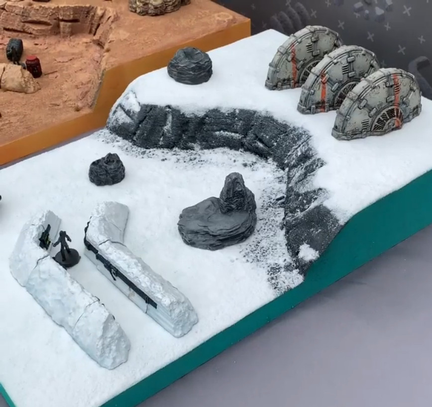 Trench Set for 28mm Legion Sci-fi Tabletop Terrain