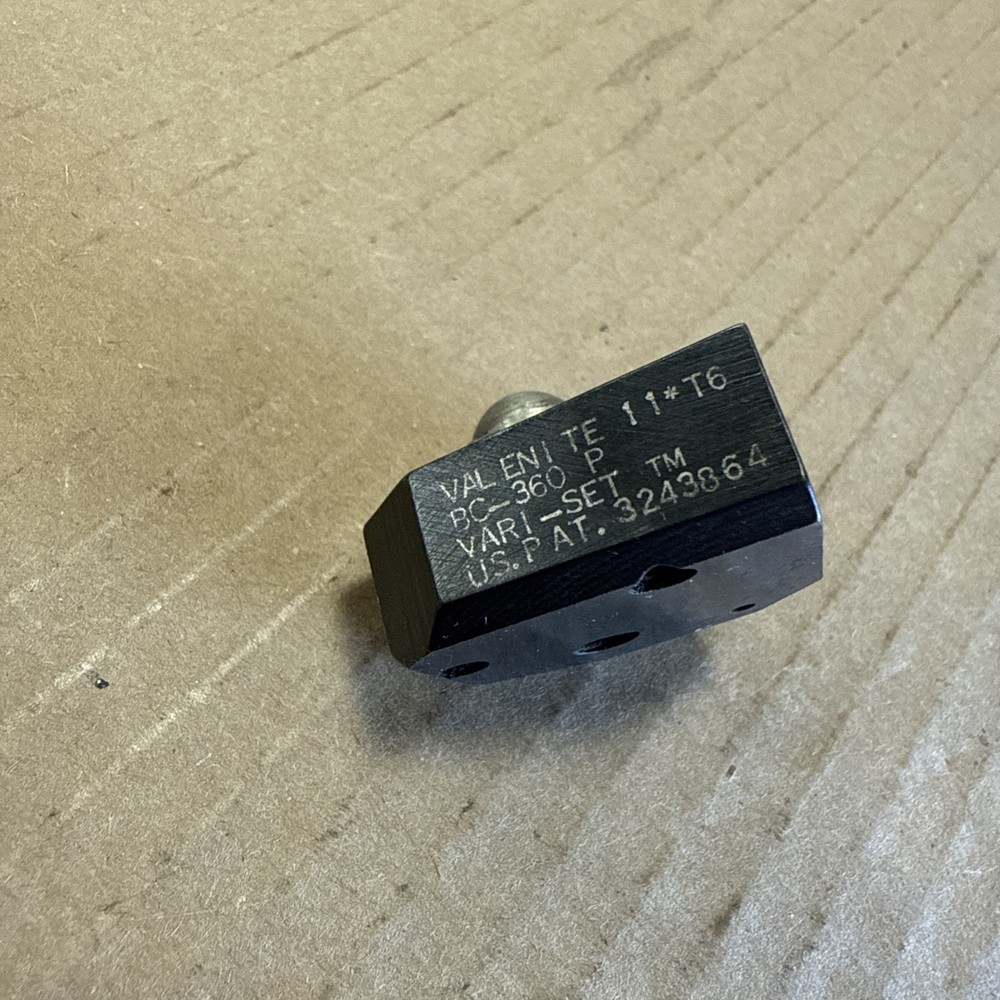 VALENITE VARI-SET INDEXABLE CARBIDE INSERT CARTRIDGE BC-360P