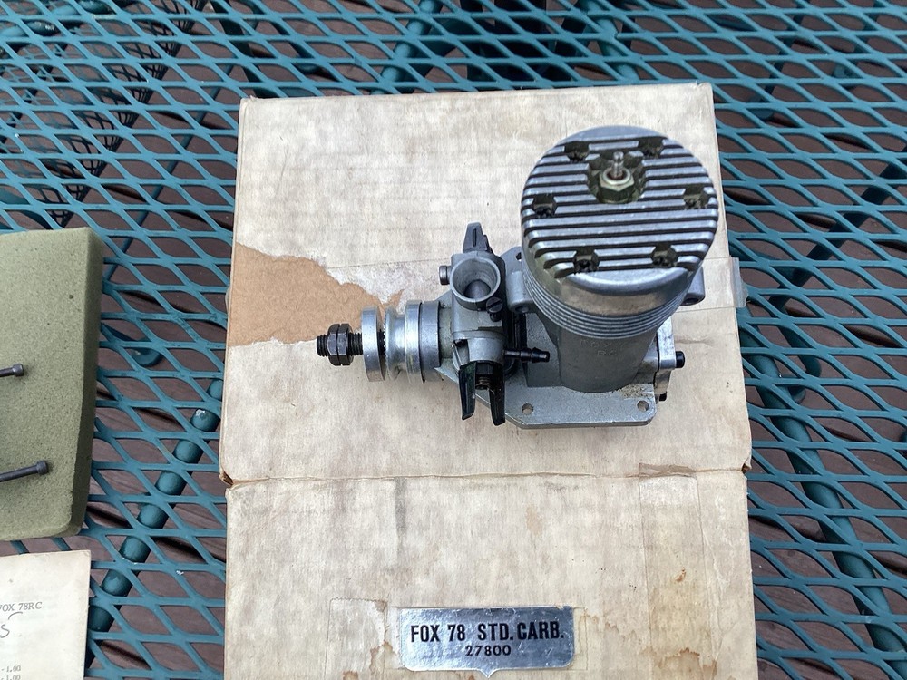 Fox 78 Std Carb RC Airplane Engine NIB 27800