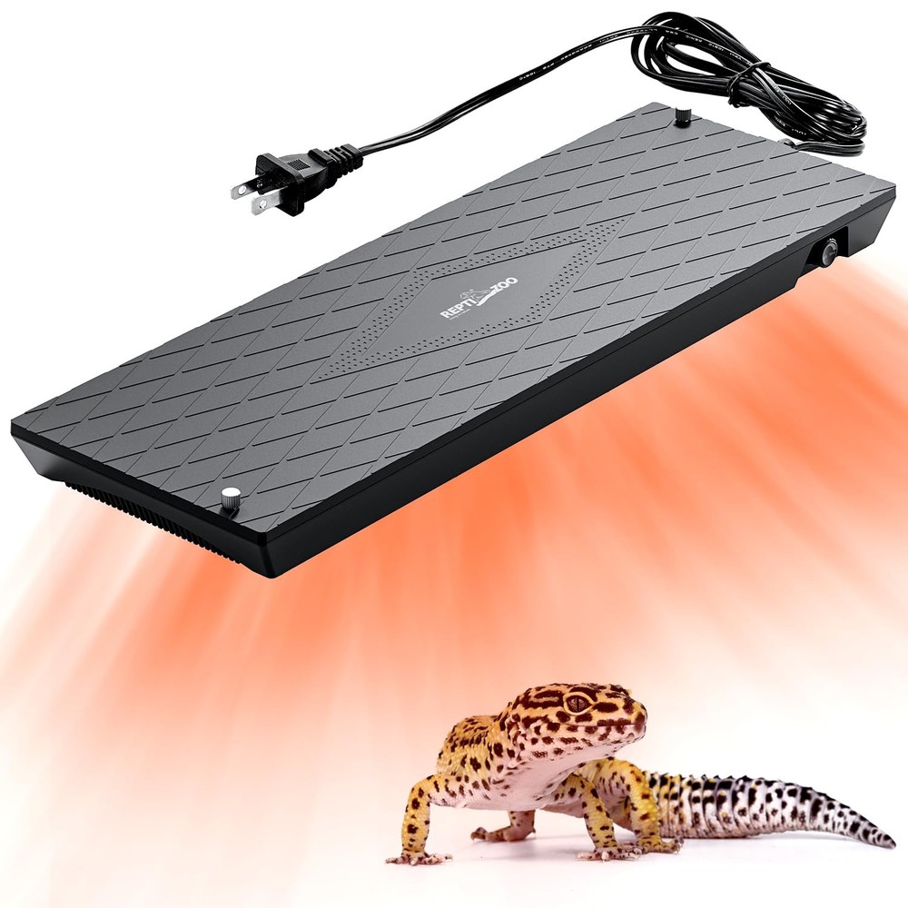Reptile Heat Panel Adjustable Temperature Reptile Heating Plate, Mountable Un...