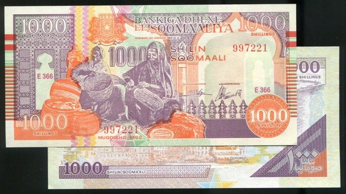 SOMALIA   PR10 , 1000-SH. , 1990 ,UNC