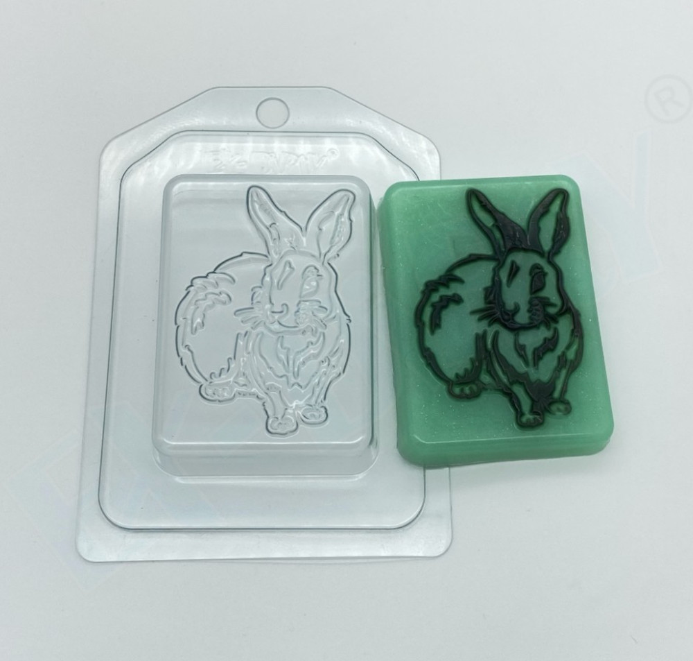 BUNNY MOLD, Rabbit Soap Mold, Chocolate, Easter Cake Decoration, Bath Bomb Mold,