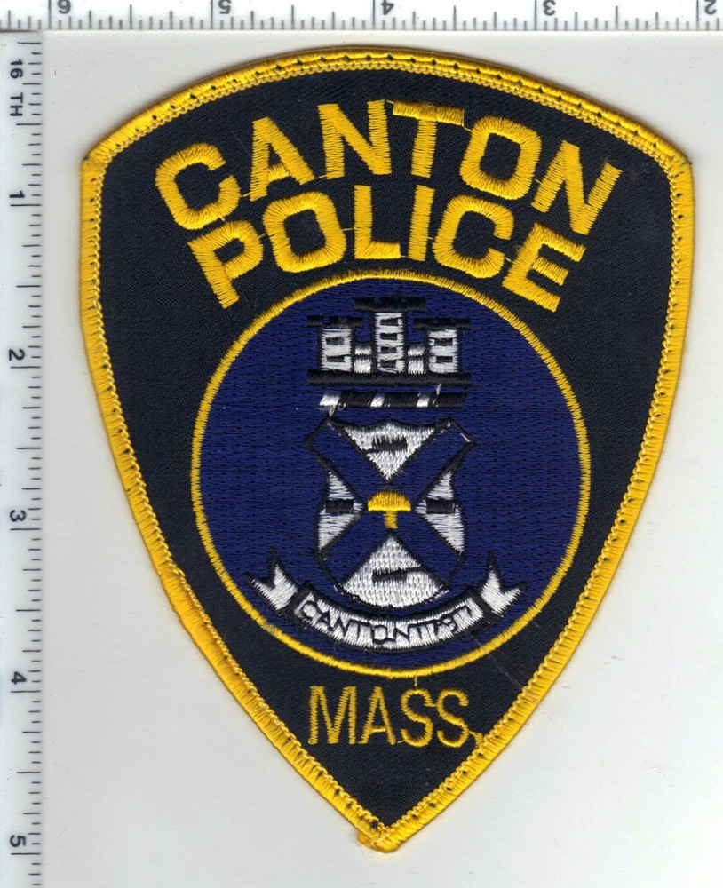 Canton Police (Massachusetts) 4th Issue Uniform Take-Off Shoulder Patch