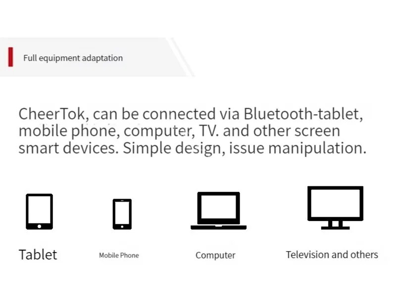 Cheerdots Wireless Air Mouse Presenter Trackpad Laser Pointer Clicker Bluetooth