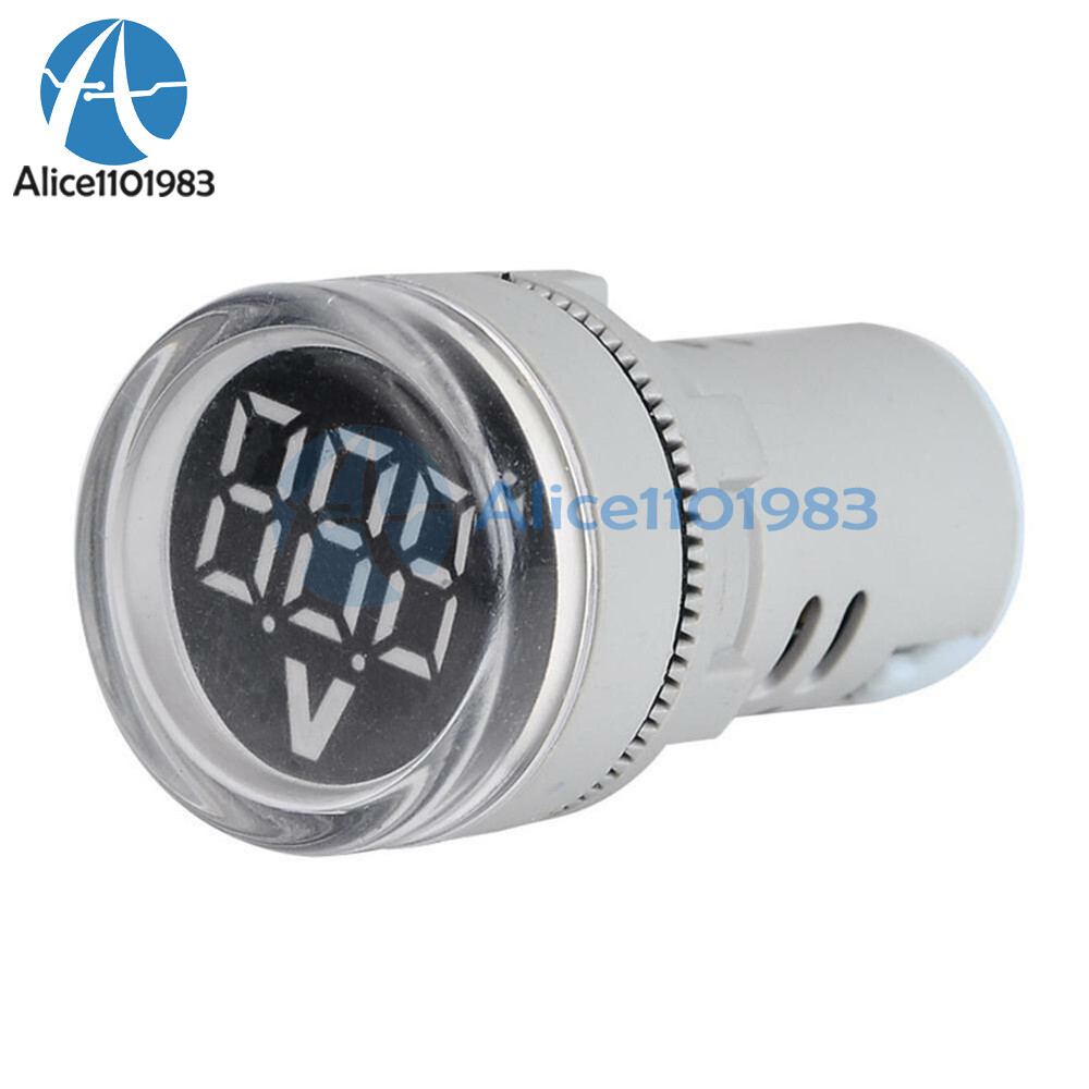 22MM Mini LED Voltmeter Digital Display Voltage Meter Volt Tester DC 6-100V