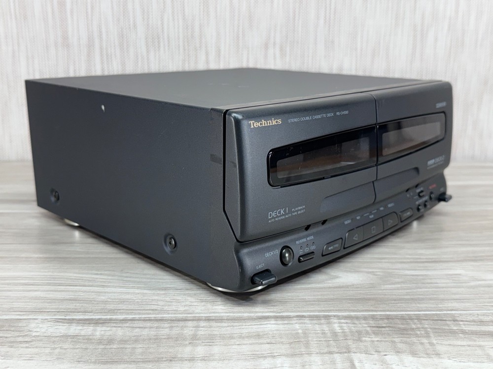 Technics RS-CH550 Stereo Double Cassette Deck - UNTESTED