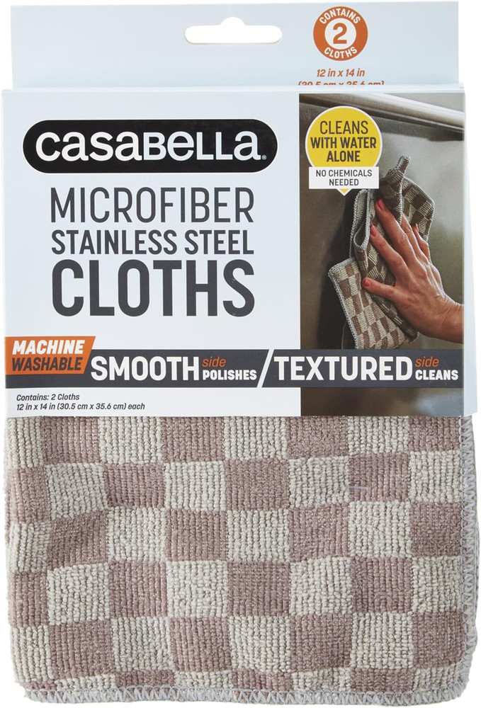 Microfiber Stainless Steel Cloth,