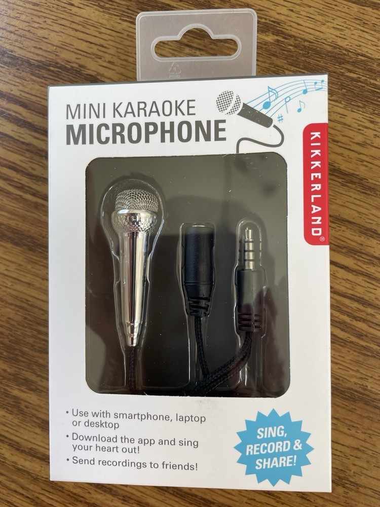 Mini Kikkerland Karaoke Microphone