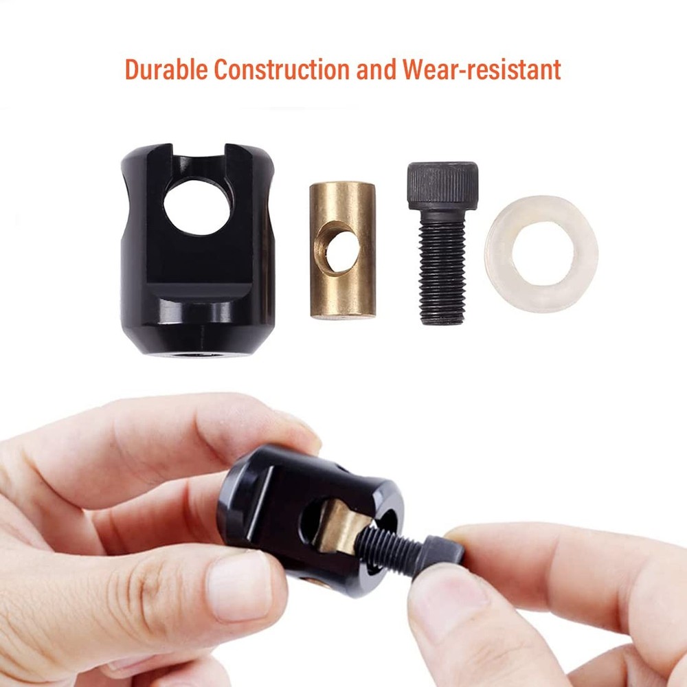 Bow Stabilizer Quick Disconnect Double Joint Archery Shock Absorber Connector...