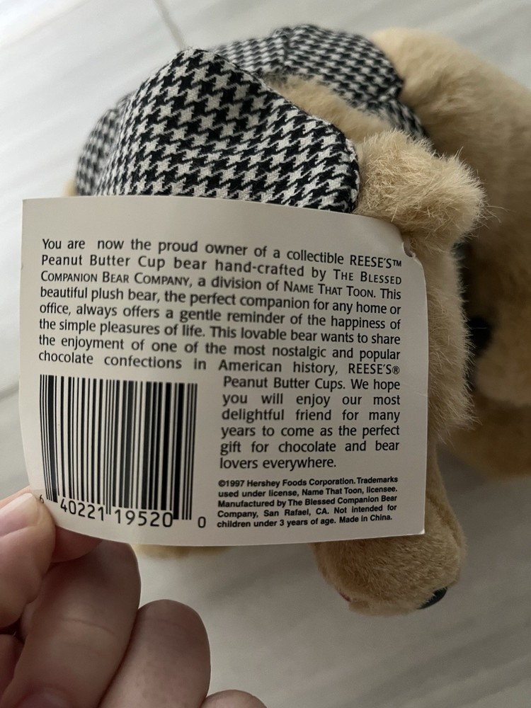 Vintage 1997 Reese’s Cup Bear