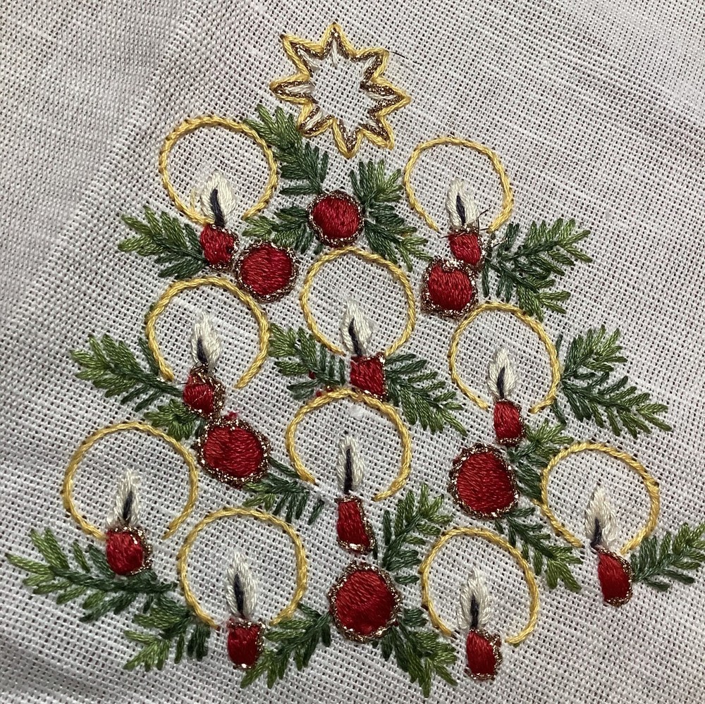 Handmade - Table Topper & Doily - Christmas