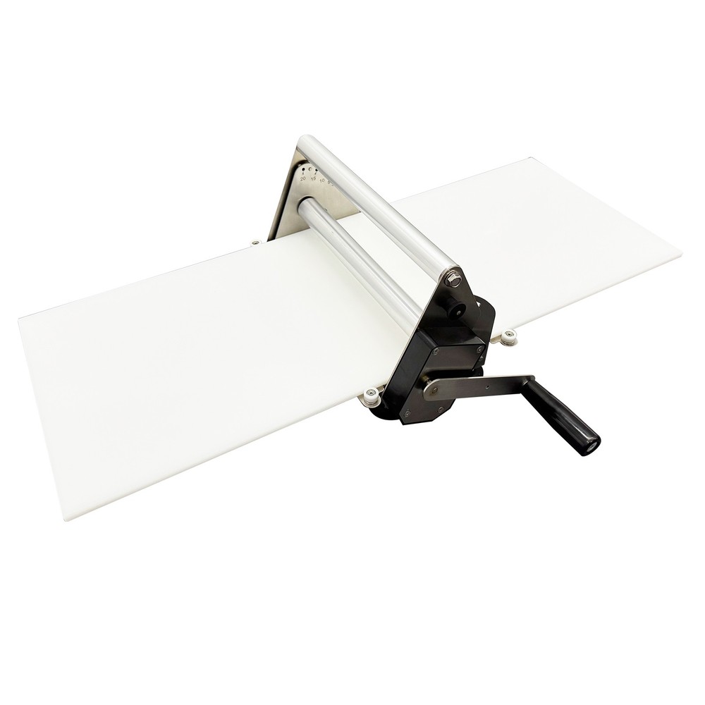Hand-Crank Dough Roller Puff Pastry Maker 12" PP Material Kitchen Bakery Tool