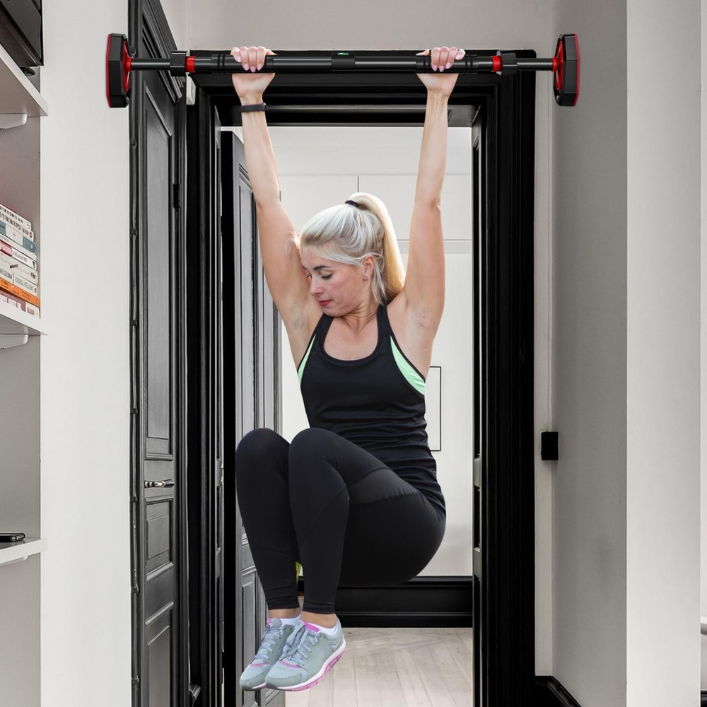Pull Up Bar for Doorway, 25.5“-39.4” Adjustable Doorframe Pullup Bars, Portab...