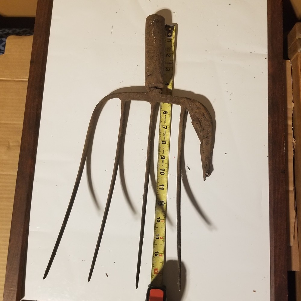 Antique Pitchfork Head 16" Long