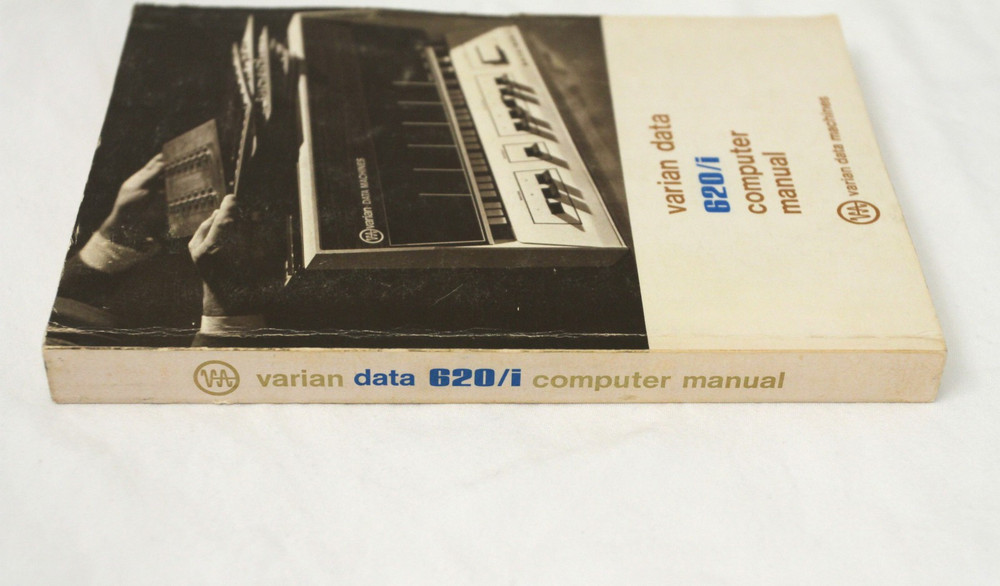 Varian Data Machines 620/i Computer Manual (1968, PB)