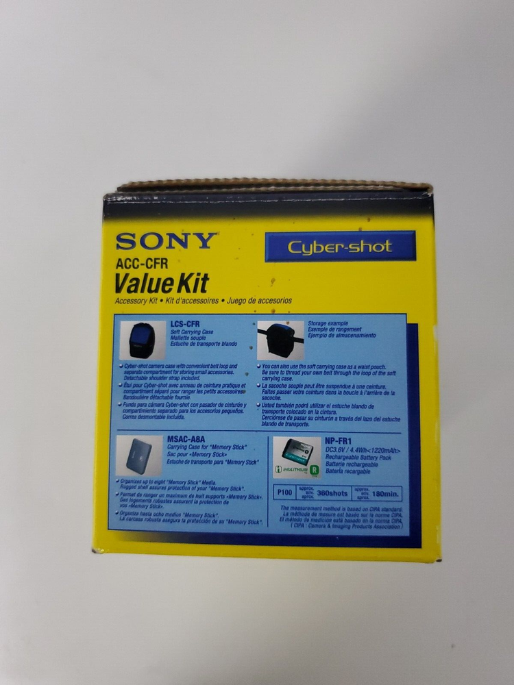 SONY ACC-CFR VALUE KIT ACCESSORY KIT CYBER-SHOT