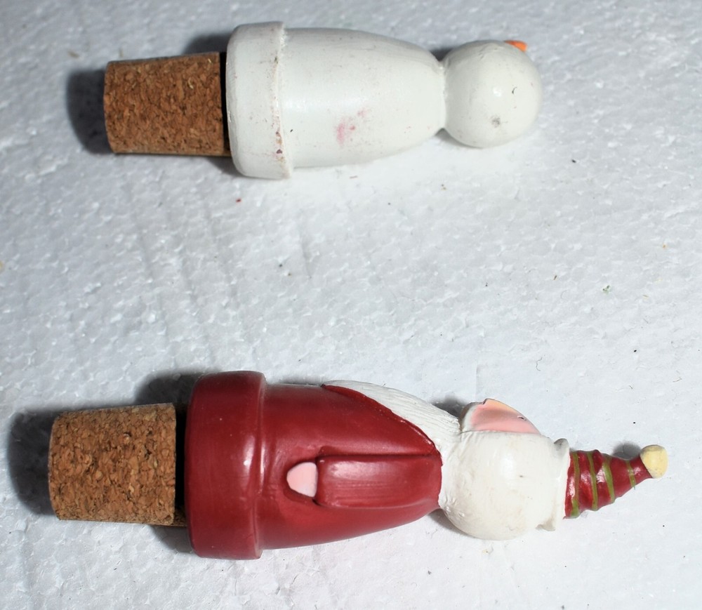 Decorative Christmas Wine Bottle Corks