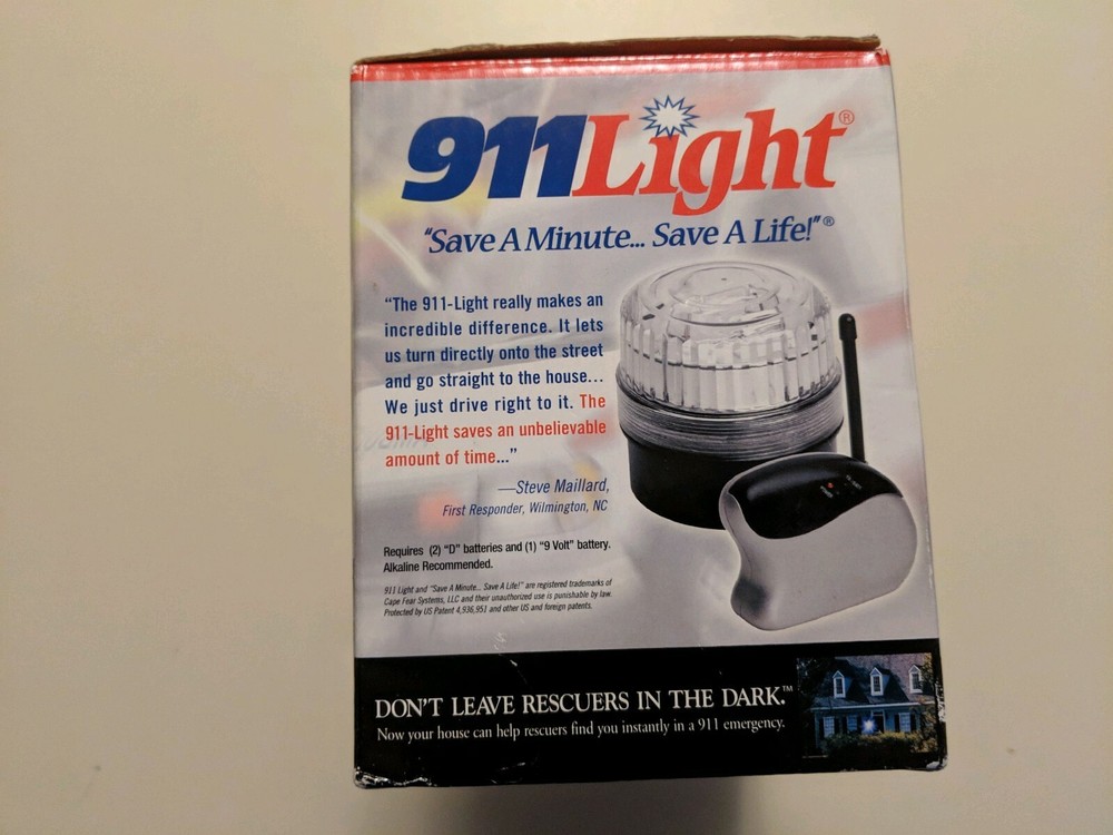 911 EMERGENCY TRANMITTER LIGHT