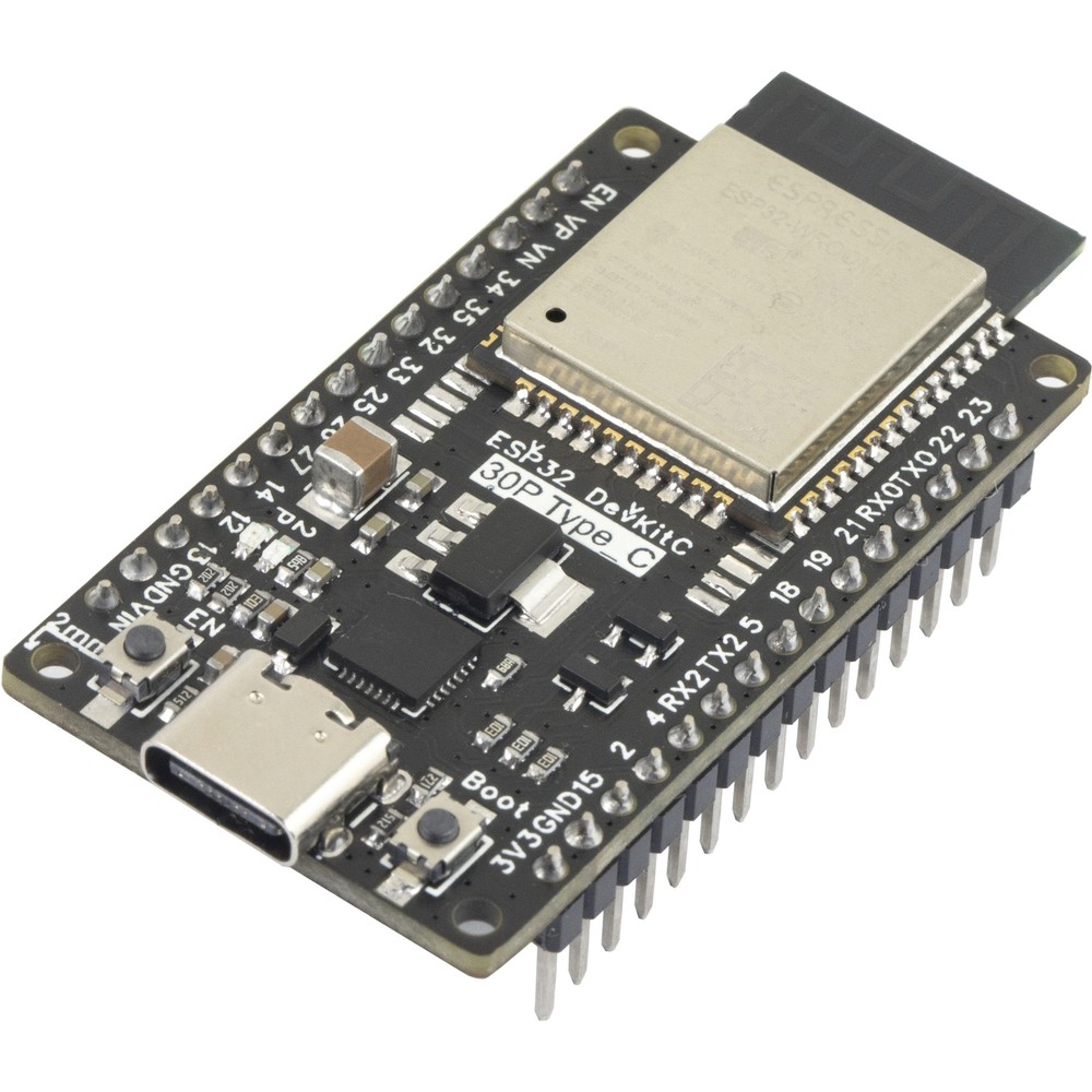 ESP32 ESP-WROOM-32 Development Board 30 Pins USB Type C GPIO Expansion