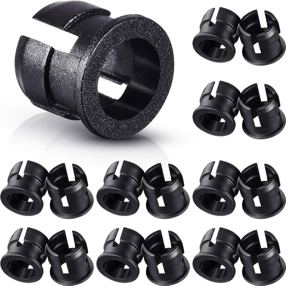 Mudder 200 Pieces 5 Mm LED Holder Black Plastic Light Emitting Diode Clips Displ