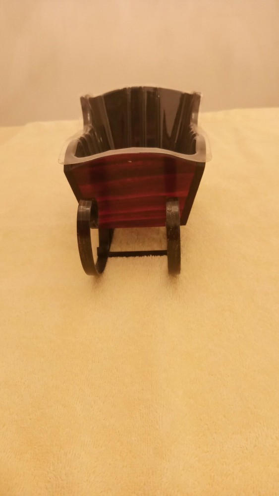 FTD Christmas Sleigh Planter Let It Snow NEW
