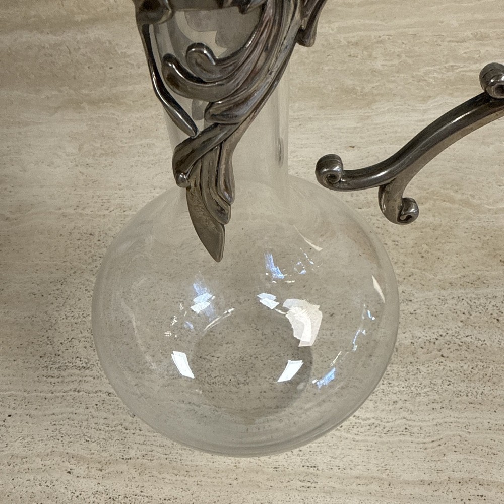 Art Nouveau Silver-Plated Claret Jug