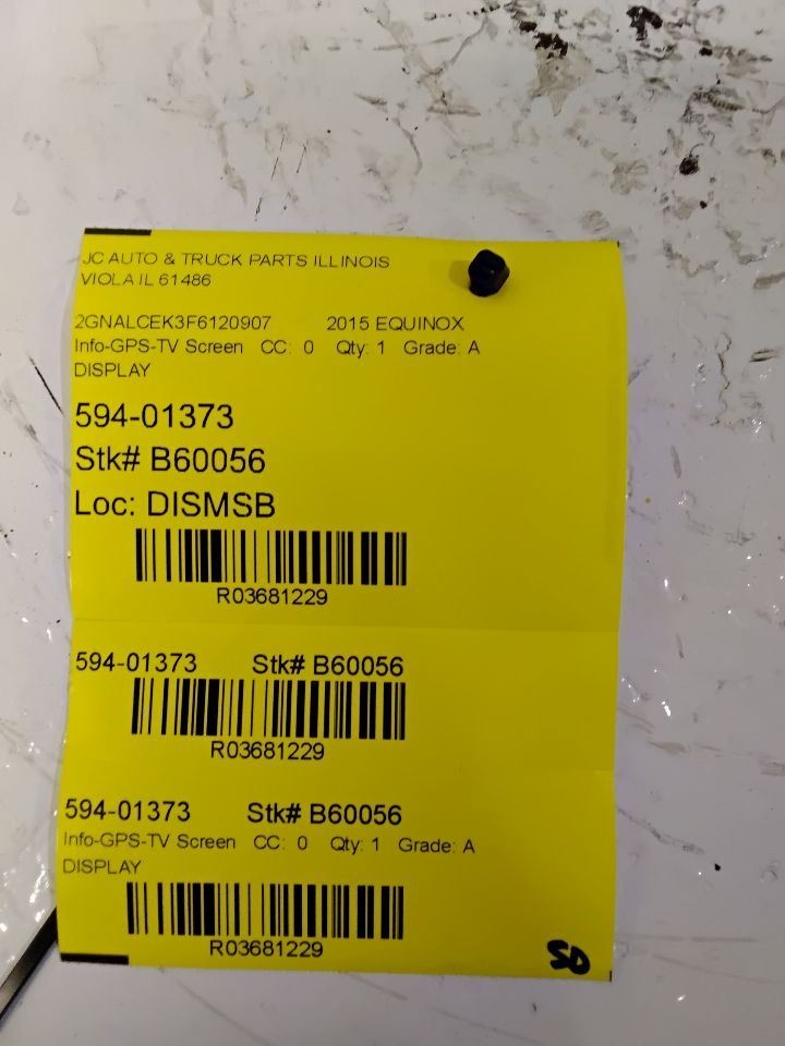 2010-2017 GMC Terrain Dash Mounted Lower 7" Display Screen