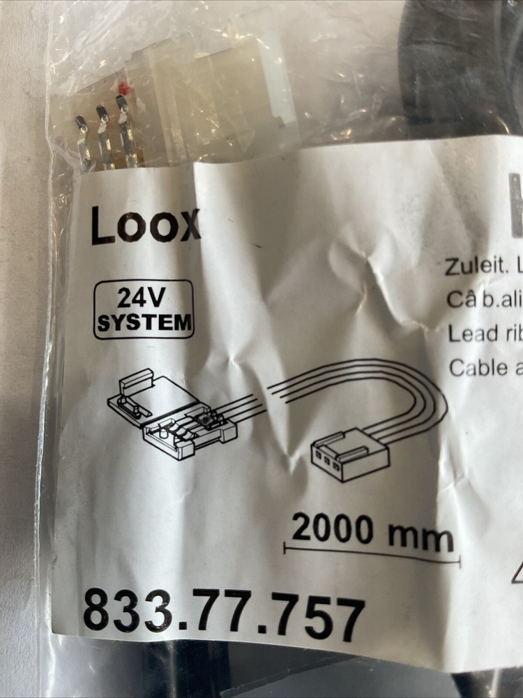 Hafele Strip Light Cable W/Clip 24 Volt System 833.77.757 @8
