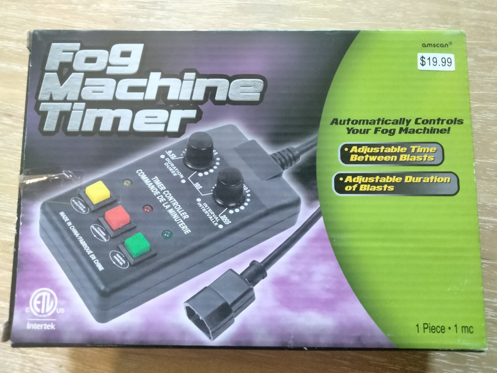 Fog Machine Timer - Manual Control Open Box AMSCAN - Pre-owned
