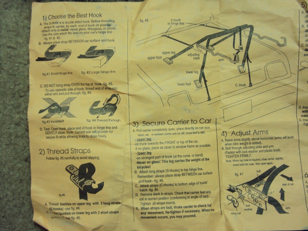 Folding One or Two Bike Carrier Rack
